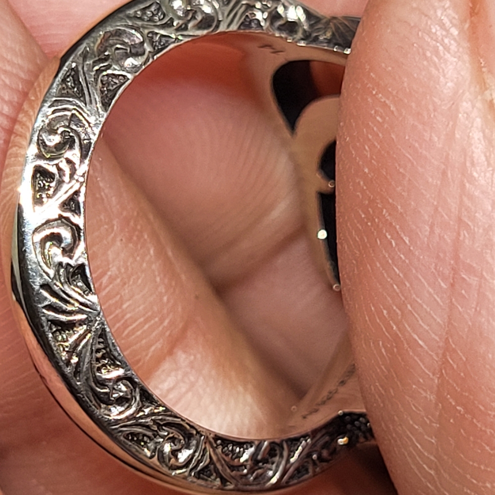 Authentic & iconic Gucci Silver GG Women's Ring. #6 - Picture 6 of 11
